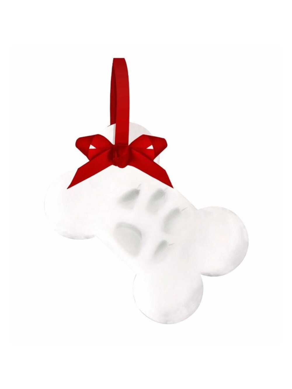 New Tiny Ideas Holiday Christmas Baby Hand or Pet Dog Cat Paw Print Ornament Kit